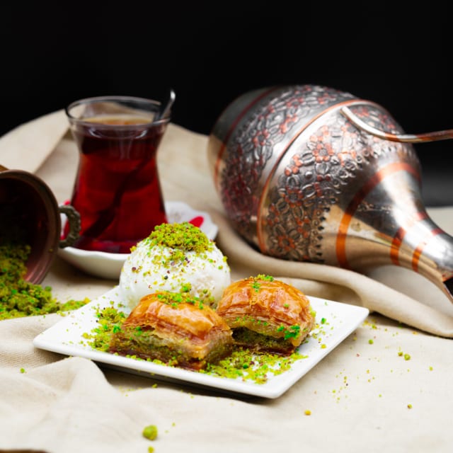 Pistachio Baklava.