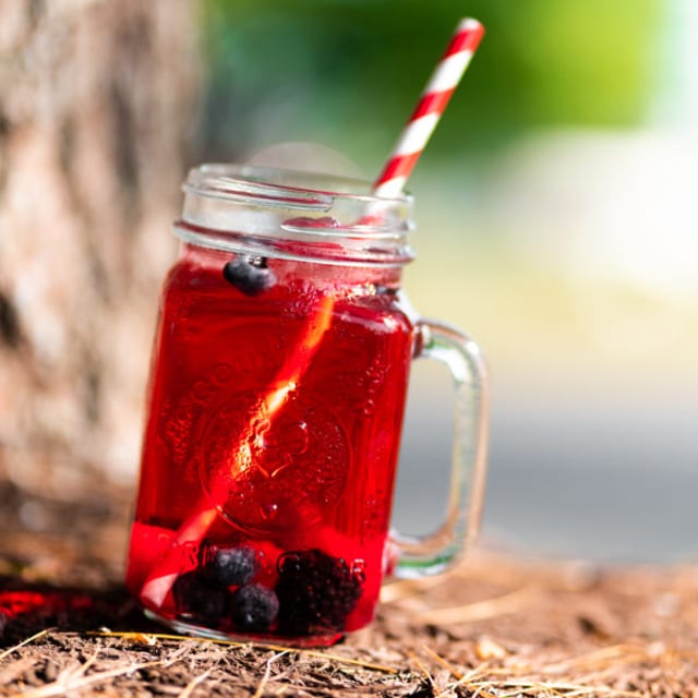 Iced Berry Hibiscus Tea.