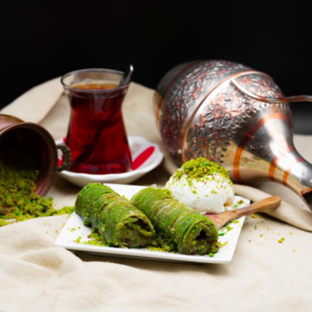 Pistachio Rolls.